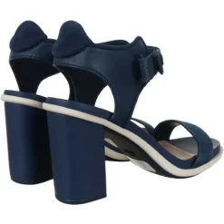 Sandały Lacoste Lonelle Heel Sandal 116 1 Caw damskie skórzane na obcasie 40 1/2
