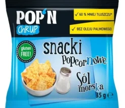 SANTE SNACK POPCORNOWE SÓL MORSKA 35G