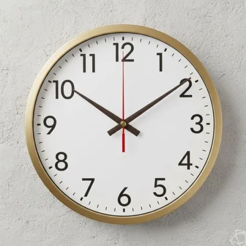 Sekundnik do mechanizmu zegara 55mm złoty