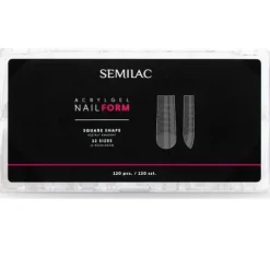 SEMILAC AcrylGel Nail Form Formy szablony do przedłużania akrylożelem 120