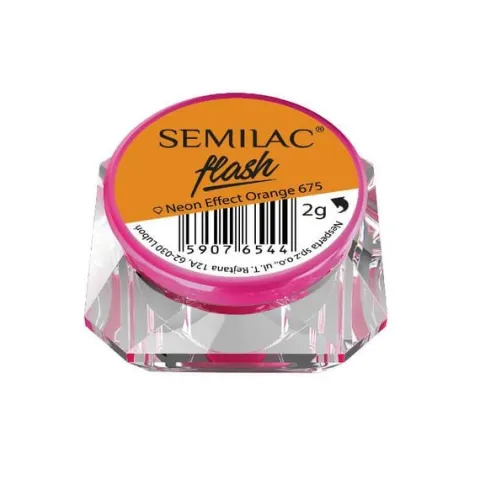 Semilac Flash Neon Effect Orange 675