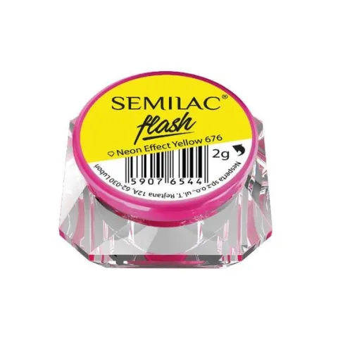 Semilac Flash Neon Effect Yellow 676