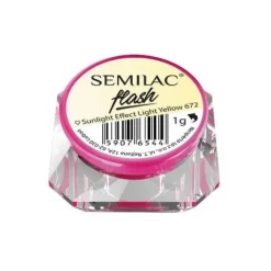 Semilac Flash Sunlight Effect Light Yellow 672