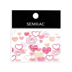 Semilac Folia transferowa 26 Pink Heart