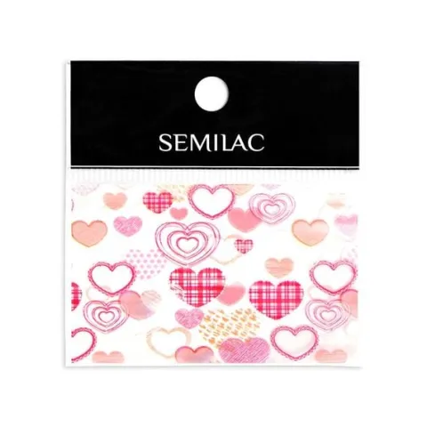 Semilac Folia transferowa 26 Pink Heart