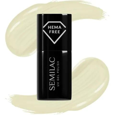 SEMILAC Lakier hybrydowy 441 Ghost White 7ml