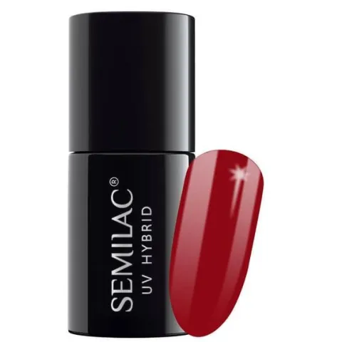 Semilac 027 Lakier hybrydowy Intense Red, 7ml