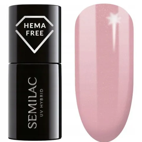 Semilac 376 Lakier hybrydowy Shimmer Stone Pink Diamond 7ml