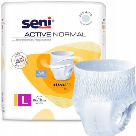 SENI ACTIVE NORMAL L MAJTKI CHŁONNE DLA DOROSŁYCH 30 SZT.