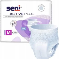 SENI ACTIVE PLUS M MAJTKI CHŁONNE WCIĄGANE DLA DOROSŁYCH 10szt.
