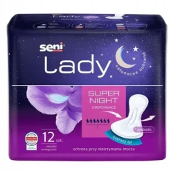 SENI LADY SUPER NIGHT Wkładki urologiczne SENI NA NOC dla kobiet 12szt.