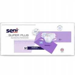 SENI SUPER PLUS PIELUCHOMAJTKI DLA DOROSŁYCH M NA RZEPY 30SZT.