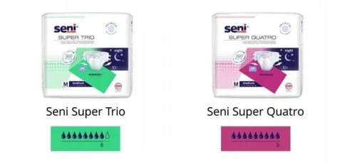 SENI SUPER PLUS PIELUCHOMAJTKI DLA DOROSŁYCH M NA RZEPY 30SZT.