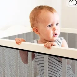 Siatka na balustrady schody balkon ochronna zabezpieczenie 300 cm czarna