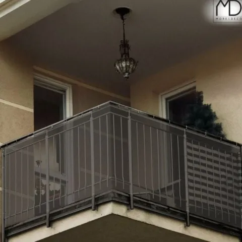 Siatka na balustrady schody balkon ochronna zabezpieczenie 300 cm czarna