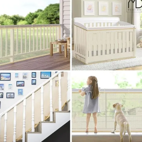 Siatka ochronna na balustrady schody balkon dla dzieci zabezpieczenie 300cm