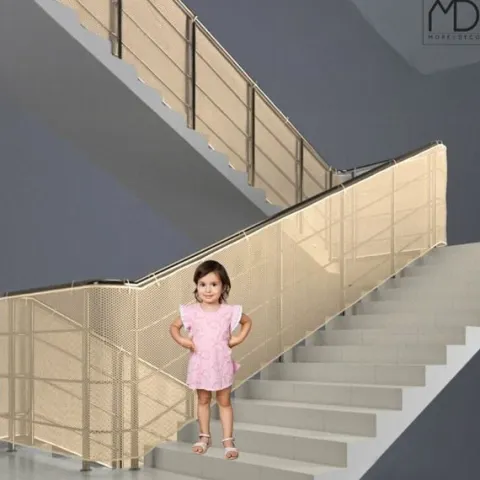 Siatka ochronna na balustrady schody balkon dla dzieci zabezpieczenie 300cm