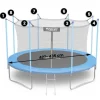 Siatka wewnętrzna do trampolin 435cm 14ft Neo-Sport