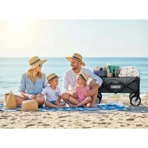 Siatka zabezpieczająca do wózków transportowych turystycznych plażowych Humberg