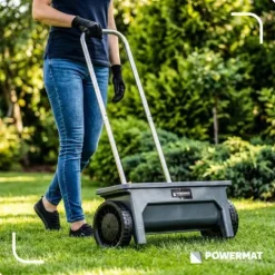 SIEWNIK RĘCZNY REGULOWANY 10 STOPNI SZEROKOŚĆ 46CM 12L DO NASION TRAW OGRÓD