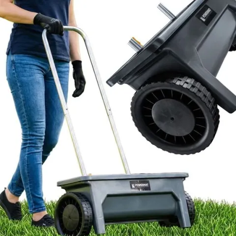 SIEWNIK RĘCZNY REGULOWANY 10 STOPNI SZEROKOŚĆ 46CM 12L DO NASION TRAW OGRÓD