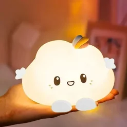 Silikonowa lampka nocna Chmurka led rgb