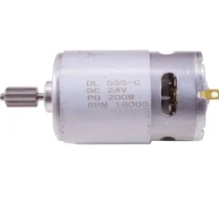 SILNIK DO POJAZDÓW NA AKUMULATOR -24V-DL-555- 200W-18000RPM