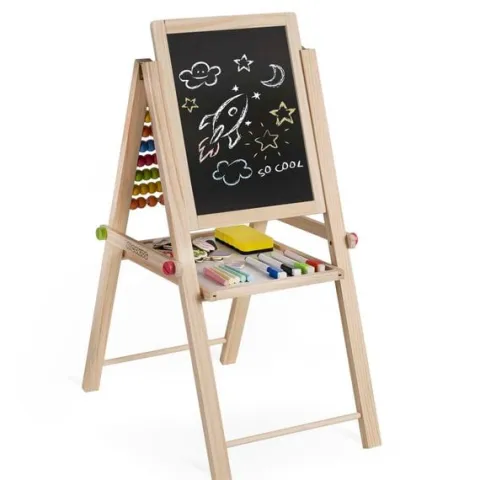 Składana magnetyczna kredowa tablica Ricokids