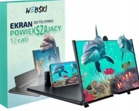 Składany ekran Lupa 12 cali powiększenie ekranu telefonu komórkowego