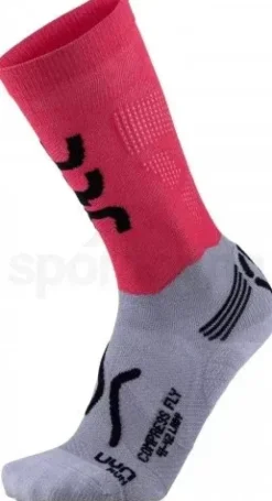 Skarpety UYN COMPRESSION FLY Coral/Black 39-40