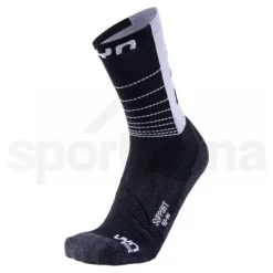 Skarpety UYN Man Support Socks Black White 42-44