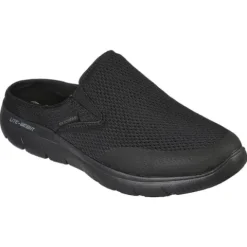 Skechers męskie czarne klapki Summits Vindicator 232296 BBK black 43