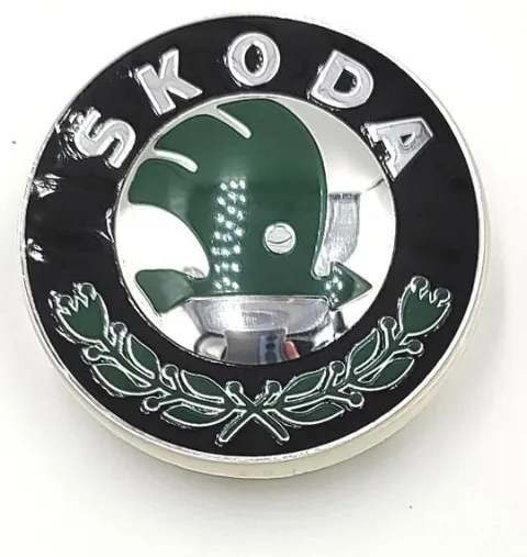 SKODA DEKIELKI na felgi zaślepki felg KAPSLE ŠKODA kołpaczki 55mm 4szt.