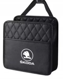 Skoda TORBA NA ZAGŁÓWEK ŠKODA wiszący ORGANIZER SAMOCHODOWY dla pasażera
