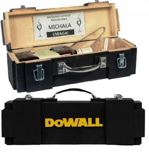 Skrzynka DOWALL imitacja DEWALT prezent na urodziny dla majsterkowicza