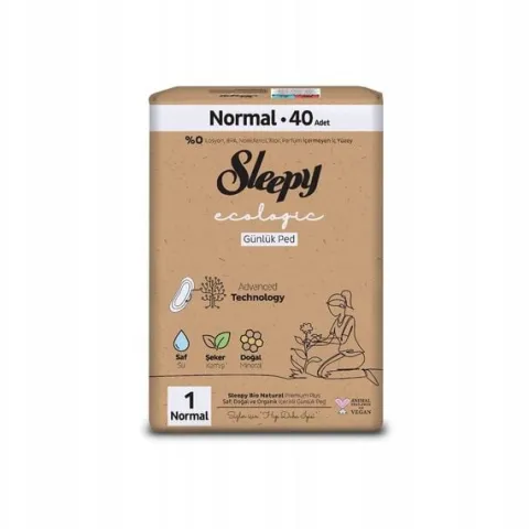 Sleepy wkładki higieniczne Sleepy Ecologic Normal 40szt.