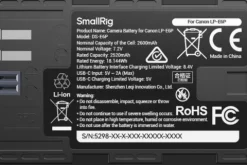 SmallRig 5298 Akumulator do aparatu fotograficznego USB-C z wyświetlaczem