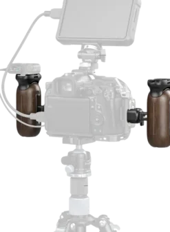 SmallRig 5239 Drewniany uchwyt boczny z zaciskiem NATO
