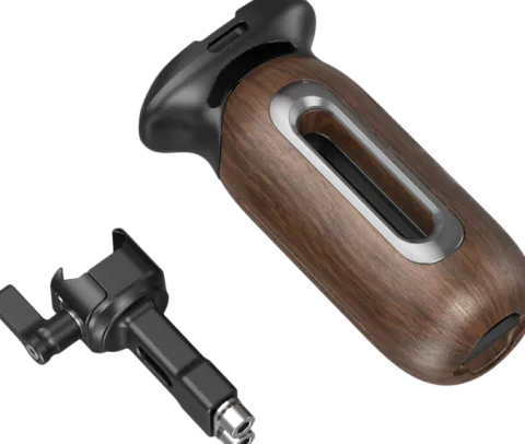 SmallRig 5239 Drewniany uchwyt boczny z zaciskiem NATO