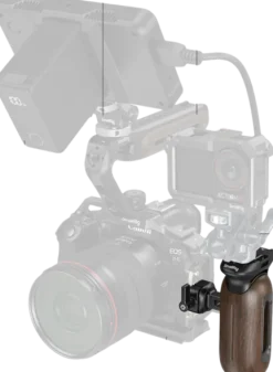SmallRig 5239 Drewniany uchwyt boczny z zaciskiem NATO