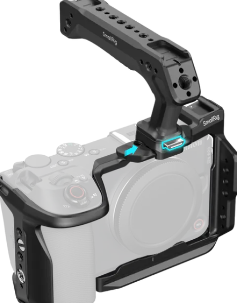 SmallRig 6379 Klatka HawkLock do Canon EOS R6 V z Uchwytem Górnym Arca