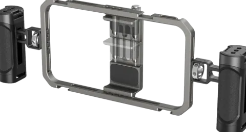 SmallRig 4121 Zestaw Vlogowy do Smartfona Klatka Cage + 2 Uchwyty