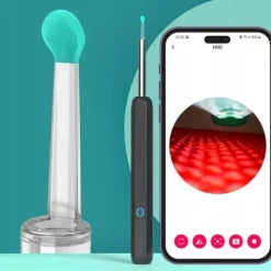 SMART OTOSKOP KAMERA CZYSZCZENIE USZU WOSK WIFI HD APLIKACJA ENDOSKOP