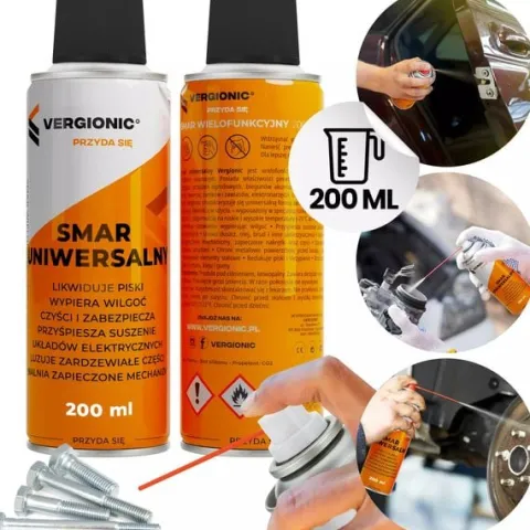 Smar wielofunkcyjny 200 ml VERGIONIC aerozol odrdzewiacz
