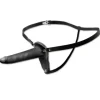 Smukły czarny Strap-on