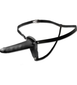 Smukły czarny Strap-on