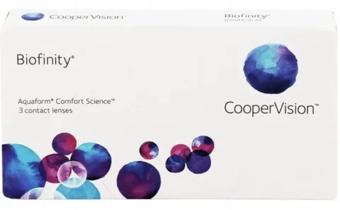 Soczewki miesięczne Biofinity, 3 szt. -2.25