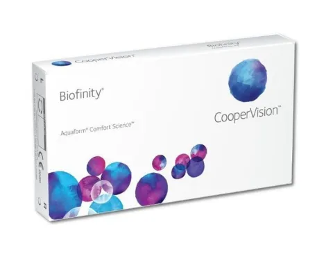 Soczewki miesięczne Biofinity, 3 szt. -2.25