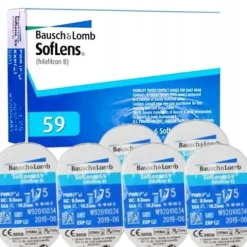 Soczewki SOFLENS 59 6 szt. BC 8.6 moc -1,75