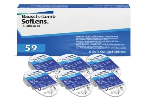 Soczewki SOFLENS 59 6 szt. BC 8.6 moc -1,75